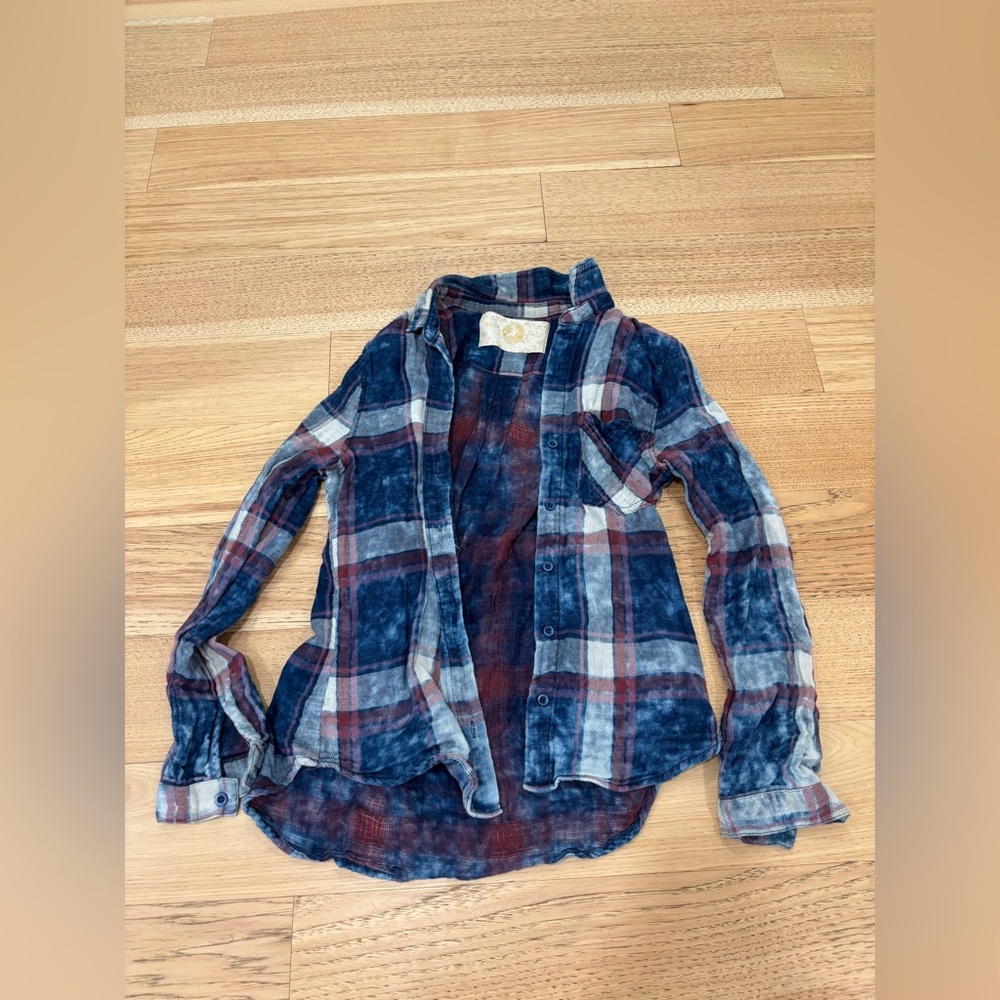 Bella Dahl Plaid Button Up Shirt